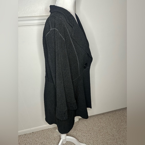 EVA Varro 3/4 Sleeve Empire Waist One Button Jacket Womens, XL - Picture 2 of 6